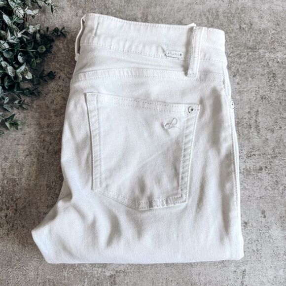 DL1961 White Florence Instasculpt Cropped Size 25 - Picture 1 of 8